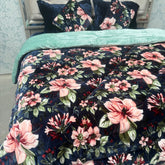 WINTER SUPER KING SIZE 6 PCS QUILT SET WITH FITTED SHEET AND 2 CUSIONS PREMIUM QUALITY SUPER WARM SET